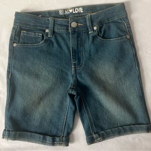 Real‎ Love Girl’s Cute Blue Summer Denim Shorts, Size 7, NWOT